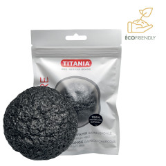 Éponge Konjac charbon de bambou