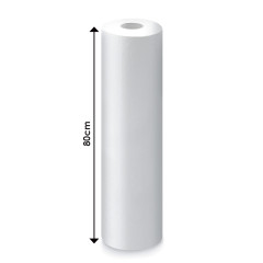 Drap d'examen cellulose micro graufrée 2 voiles - 80x37cm - 122 formats - 45m