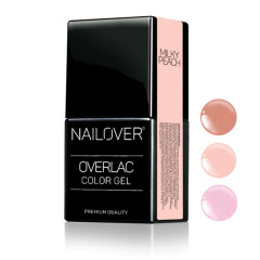 Overlac Color Gel Mani°Festa - les milky 15ml - 5 teintes