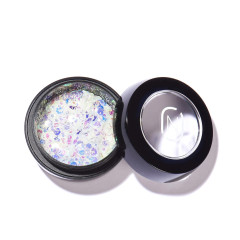 Mirror Flakes blanc - pigments pour le nail art à effet miroir