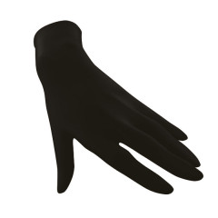 Gants nitrile noir non poudrés - Taille 10 / XL x100