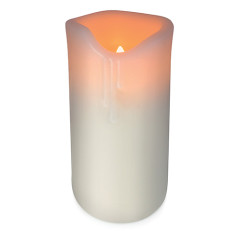 Bougie cire led scintillante rechargeable - 3 dimensions au choix