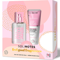  Coffret de Noël Solinotes - eau de parfum et crème mains - Fleur de cerisier