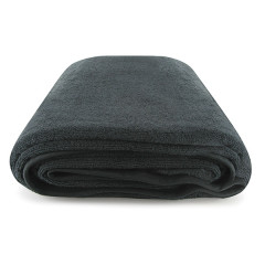 Serviette éponge noires 100% coton 400gr/m² - au choix parmi plusieurs tailles