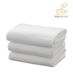 Serviettes De Bain x10 Viscose Naturel XLJ0200