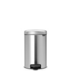 Poubelle à pédale 12L - 40x25x39cm - Ø25cm - 3 couleurs au choix