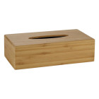 Boîte à mouchoirs rectangulaire en bambou 